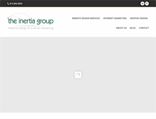 Tablet Screenshot of inertiagroup.com